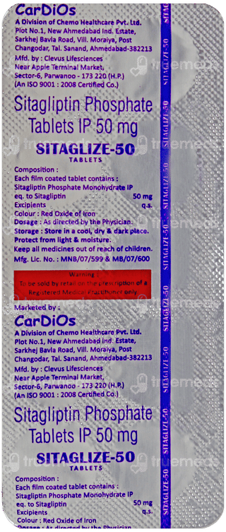 Sitaglize 50 Tablet 10